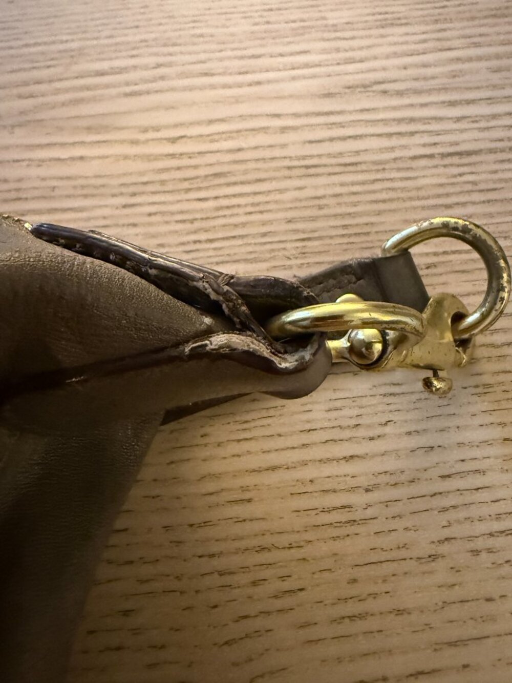 Coach Ashley Bronze Leather Y2K Slouchy 2 Way Satchel Shoulder Bag - Picture 13 of 14